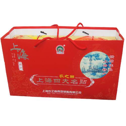 上海特产礼盒农之尚四大名点零食糕点送礼绿豆糕桂花糕凤梨糕芝麻