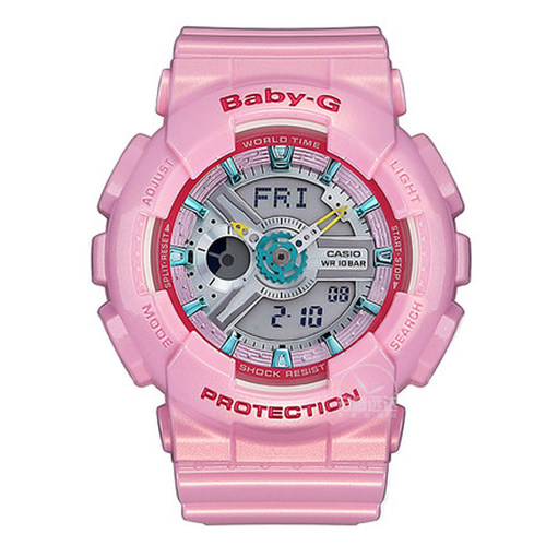 casio卡西欧baby-g少女时代运动手表女BA-110-1A/7A/RG-2A/4A/112