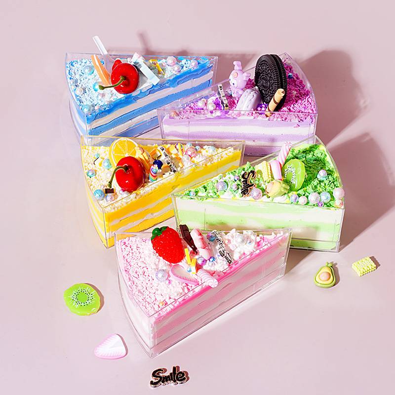 儿童diy手工制作慕斯粘土小包蛋糕玩具材料创意卡通益智三明治