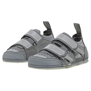 OETZI女童板鞋中大童 时尚魔术贴低帮鞋男童条纹休闲鞋大头丑萌鞋