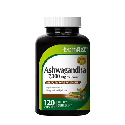 【自营】HealthA2Z雅康全美国进口南非醉茄120粒舒压好眠口服胶囊