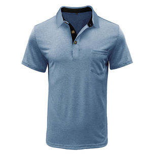 Mens Athletic Short Sleeve Polo Shirts Golf Shirts T Solid