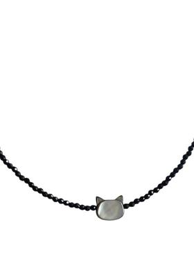 天然石项链女轻奢小众设计感