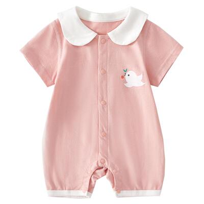 棉恋森婴儿衣服连体衣纯棉夏季