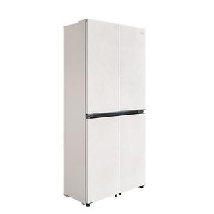 【精品】美的新品427十字双开四门45cm超薄零嵌餐边柜电冰箱家用