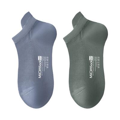 猫人竹纤维男士短袜夏季网眼透气