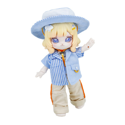 COME4FREE【日常系列】帽个泡娃衣OB11玩偶BJD娃衣公仔裙子衣服