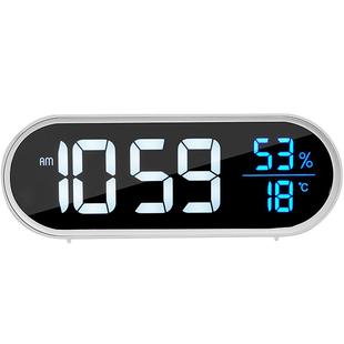 德国电子温度计家用室内干湿度计高精度智能数显示器婴儿房时间表