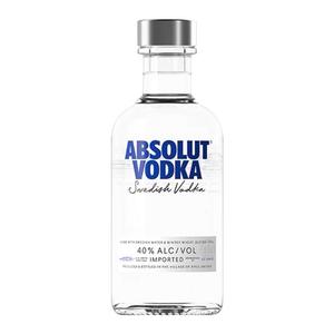 Absolut绝对伏特加原味200ml瑞典进口洋酒基酒便利店调酒专用小瓶