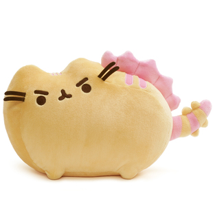 gund 胖吉猫毛绒公仔pusheen变色龙系列玩偶娃娃摆件可爱女生礼物