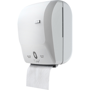 瑞沃自动感应出纸机器壁挂式擦手纸巾架酒店卫生间卷式擦手纸巾盒