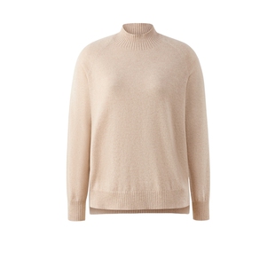 【100%山羊绒】PRICH无缝气质半高领针织衫冬新品静奢毛衣女