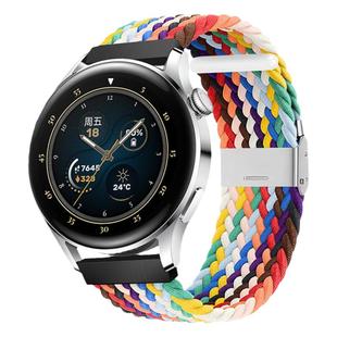 适用于华为手表gt5表带GT6/GT4尼龙编织卡扣watch5/4/3腕带GT2Pro运动gt2e男46/42/41mm女替换带ES配件