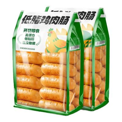 低脂鸡肉肠！90%鸡肉含量