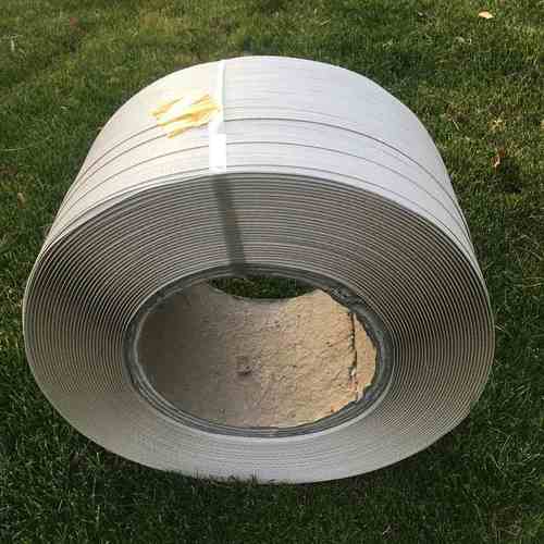 厂家批发定做pp打包带全新乳白印字透明全自动料可打包带纯料