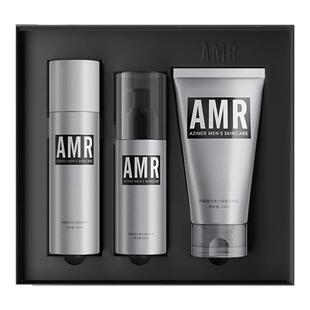AMR阿姿美尔男士护肤品套装补水保湿控油洗面奶水乳清爽学生礼盒