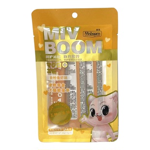 靓睛精宠物零食猫条12克X5条鸭肉三文鱼鸡肉摩恩扇贝迈阿密款式