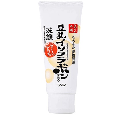 日本SANA莎娜豆乳美肤洗面奶 深层清洁保湿控油敏感肌可用150g