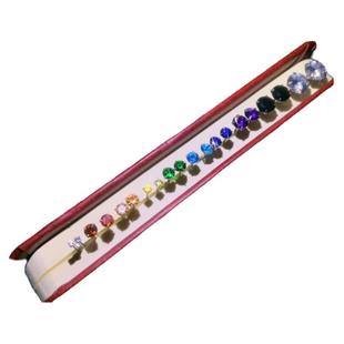 s925纯银耳钉女超闪精致小钻彩钻迷你耳骨钉日常免摘耳骨钉女养耳