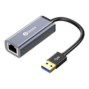 毕亚兹typec转网口千兆手机网线接口rj45网络外接以太网卡转换器