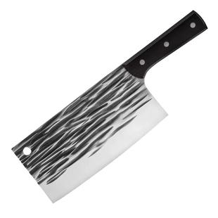 广东阳江锻打厨师专用斩切两用刀厨房砍鸡骨切肉菜刀家庭杀鱼鸭鹅