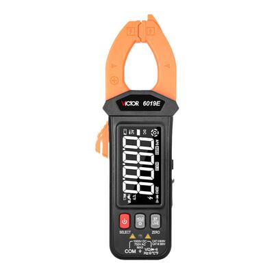 胜利仪器VC6019DE高精度数字钳形表电流表自动量程钳表超薄可充电
