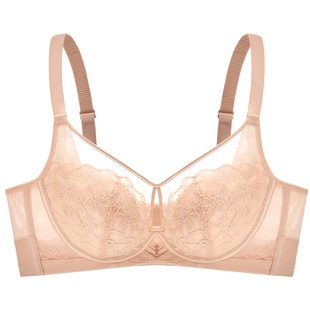 商场同款MYBODY新款大胸显小内衣薄款透气兔耳朵收副乳防下垂文胸