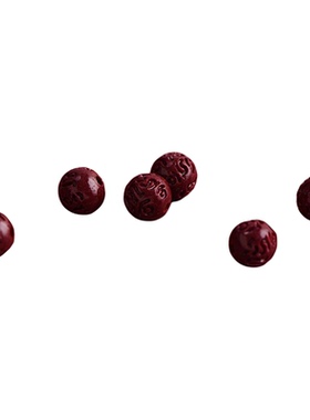 桃木朱砂本命年转运护身手链