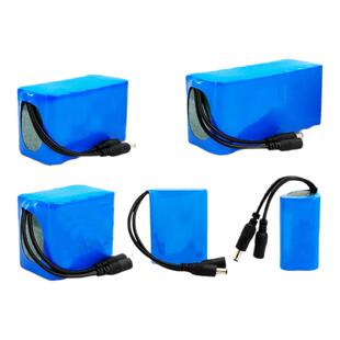 18650大容量11.1V锂电池组12V野钓打窝电轮音箱太阳能路灯12伏电