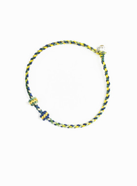 原创可穿金翡翠转运珠手工红绳