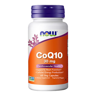 NOW诺奥美国原装进口辅酶Q10保护心脏还原型泛醇200mg备孕旗舰店