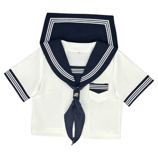 樱奈家改良白三本满襟水手服JK制服日系学院风原创甜妹校服裙套装