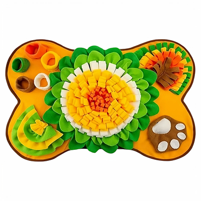 猫狗嗅闻食垫益智发声玩具丰容