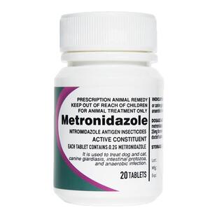 合宠甲硝唑猫狗厌氧菌感染犬贾第虫病肠道原虫病抗原虫药
