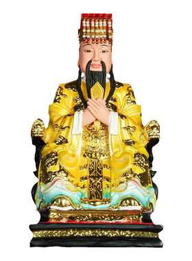 【结缘佛像】树脂佛像天公玉皇大帝王母娘娘供奉瑶池金母像体古彩