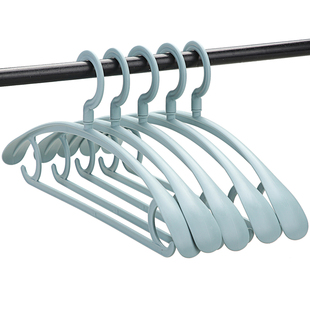 家用学生成人加粗防滑无痕衣橱晾衣架宽肩衣架衣服撑旋转钩子衣挂