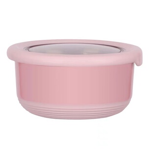 特得美 304不锈钢泡面碗宿舍上班族便携水果保鲜盒学生饭盒1200ml