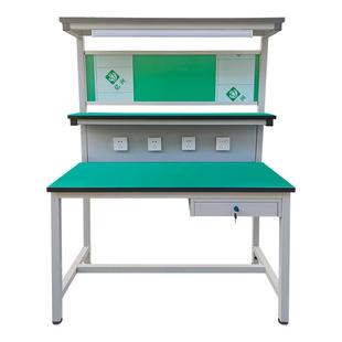 防静电工作台车间装配流水线工作台带灯注塑机检验桌子手机维修台