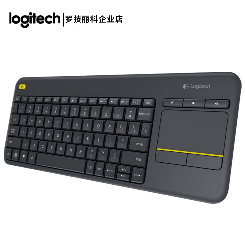 整箱罗技K400Plus安卓智能电视台式专用电脑笔记本无线触控板键盘