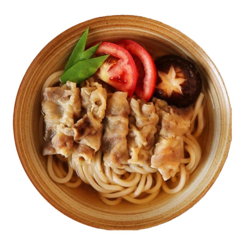 雷氣日式生烏冬面手打粗面速食拌面面條面餅壽桃湯料商用整箱批發(fā)