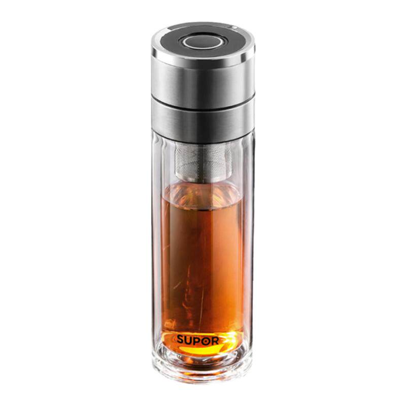 苏泊尔高硼硅一键开盖玻璃杯