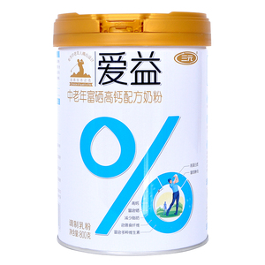三元爱益中老年奶粉高蛋白质高钙中老年牛奶粉800g营养冲饮