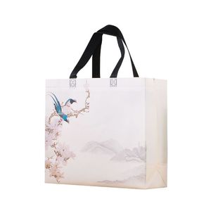 无纺布袋定做logo环保袋订制广告培训班手提袋印字购物袋覆膜袋子