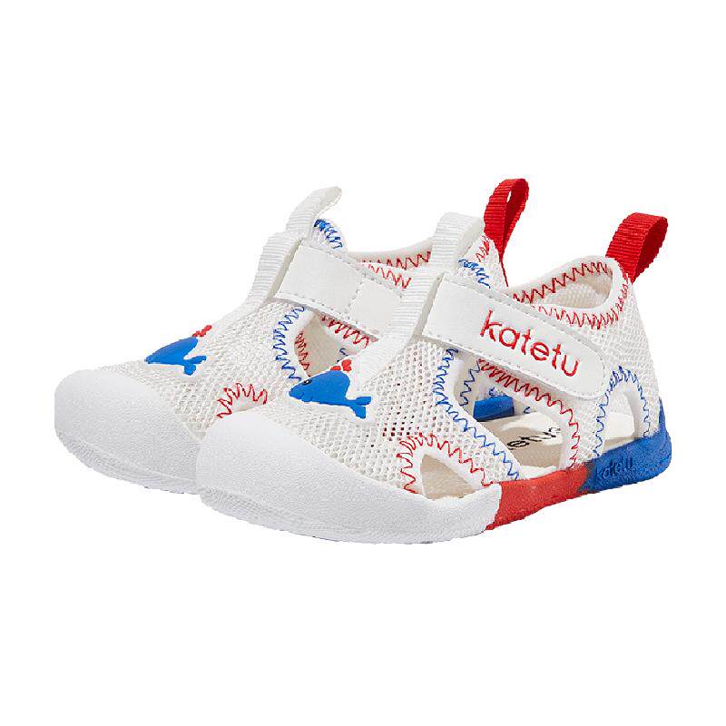 卡特兔学步鞋夏季新款婴儿男女宝宝鞋子网眼防滑透气儿童凉鞋