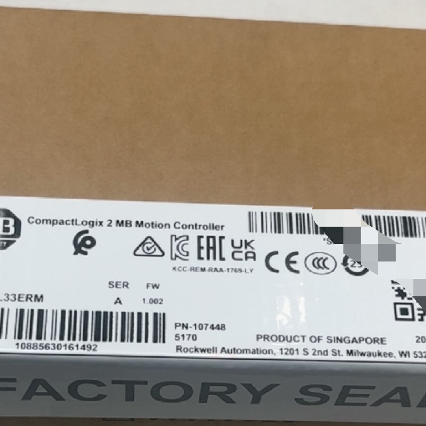 议价1769-L33ERM AB罗克韦尔CPU - 实物图