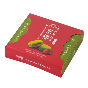 日本成田机场限定伊藤久右卫门宇治抹茶草莓巧克力夹心饼干礼盒