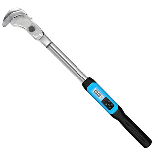 韦度WD数显钢筋扭力扳手螺纹接头套筒开口活动管钳扭矩力矩测试仪