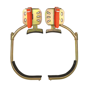 电线杆脚扣新款国标加厚型电工脚扣脚爬水泥杆神器通信铁鞋爬杆器