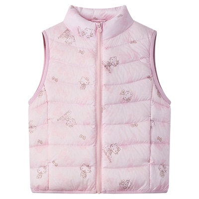 波司登2026春季新款儿童羽绒服女童羽绒马甲男四防校服神器立领