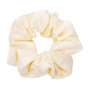 DODOGOGO布艺大肠发圈女款简约花纹日常百搭高级感2025年新款发饰